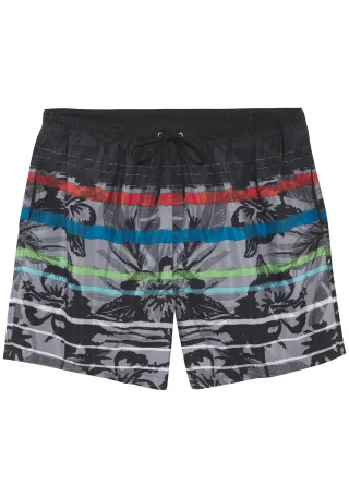 John Devin Badeshorts mit floralem Design