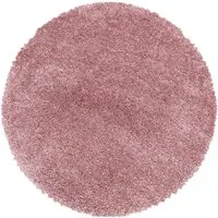 Ayyildiz Teppiche Hochflor-Teppich FLUFFY 3500, auch als Läufer und in Rund, rund, Höhe: 50 mm, Langflor, Shaggy, uni, robust, Wohnzimmer