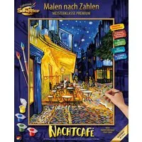 Schipper Malen nach Zahlen Das Nachtcafé nach Vincent van Gogh (1853 - 1890), Meisterklasse Premium