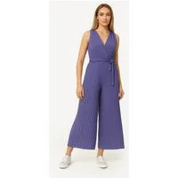 Worldclassca Jumpsuit Worldclassca Jumpsuit Pleated Overalls mit Gürtel Ärmellos Sommer