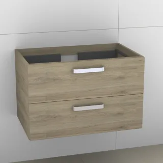Artiqua 414 Waschtischunterschrank für Venticello 41048J, 41048L Sanremo Eiche quer NB, 414-WU2L-V10 414-WU2L-V104-7144-428