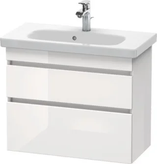 Duravit DuraStyle Waschtischunterbau wandhängend Weiß Hochglanz 730x368x610 mm - DS649902222 DS649902222