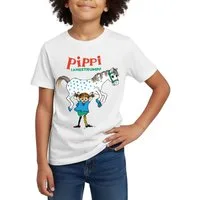 Spreadshirt T-Shirt Pippi Langstrumpf Pippi Hebt Kleiner Onkel Kinder T-Shirt (1-tlg)