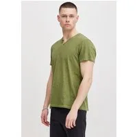 Blend T-Shirt BHAshton split neck tee mit Deko-Knopfdetail am Ausschnitt