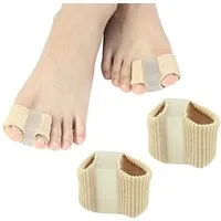 COOL-i ® Zehenkorrektor Silikon Zehenspreizer für Hallux Valgus (1 Paar), bei Ballenzeh – für Tag & Nacht, unauffällig & unisex tragbar