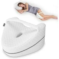 LuxusKollektion Seitenschläferkissen Ergonomisches Memory Foam Kniekissen für Seitenschläfer