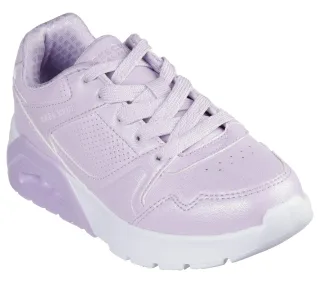 Skechers Sneaker "UNO LITE 2.0", Schnürschuh mit farbl. Keilsohle, Größenschablone zum Download