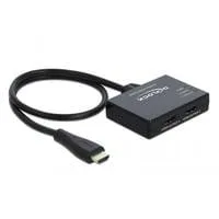 HDMI Splitter 1 x HDMI in > 2 x HDMI out 4K 60 Hz schwarz
