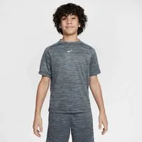 Nike Kapuzensweatshirt B NK DF MULTI SS TOP LBR HTHR für Jugendliche, mit Raglanärmeln, aus Polyester