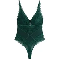LIPSY Stringbody Lipsy Body mit Spitze, tiefem Ausschnitt und Tanga (1-tlg)