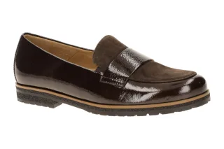 Gabor 4005.01.009 - Damen Slipper mocca braun, bequeme Halbschuhe