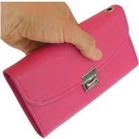 Hamosons Kellnerbörse Profi Kellnerbörse, Kellnerbeldbeutel, Nappa-Leder, Pink, Hamosons