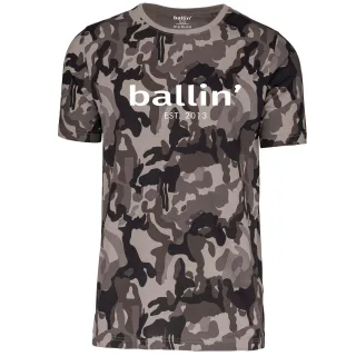 Grijs Camouflage Shirt von Ballin Est. 2013 in der farbe Grau und in größe XL.