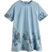 Next Jeanskleid National Trust x Next T-Shirt-Kleid, Kurzgröße (1-tlg)