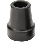 Stockshop Gehstock Ersatzgummi, 16mm, schwarz, für Metallstöcke, m. Metalleinlage
