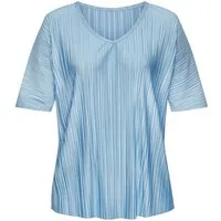 LASCANA Plisseeshirt aus schimmernder Ware