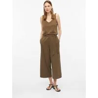 s.Oliver Jumpsuit Overall Ärmelloser Overall aus Interlockjersey mit Gürtel