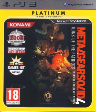 Metal Gear Solid 4 (Platinum AT PEGI) [für PlayStation 3]