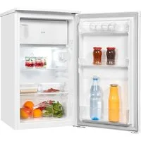 exquisit Kühl-/Gefrierkombination KS117-3-040D weiss, 85 cm hoch, 48 cm breit, Energieeffizienzklasse D, 81 Liter Nutzinhalt