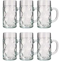 ich-zapfe Bierglas Bierglas 6er Set Biergläser ISAR 0,5 Liter