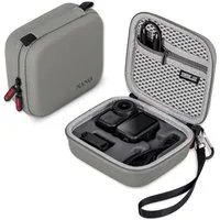 Wigento Für DJI Osmo Nano Mini Standard Combo Tragbare Aufbewahrungsbox Grau Zubehör Drohne
