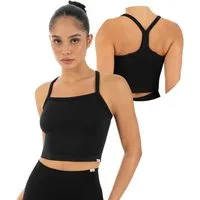 Smilodox Tanktop Vonda, Crop Top Damen, Sport-Top für Gym,Yoga & Freizeit Racerback, Seamless, Shaped Fit, Rundhals, atmungsaktiv