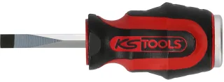 KS Tools ERGOTORQUEmax Schlitz-Schraubendreher, 6mm, kurze Form - 151.1131