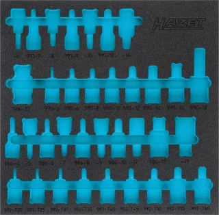 HAZET 2K-Weichschaum-Einlage leer - 163-407L