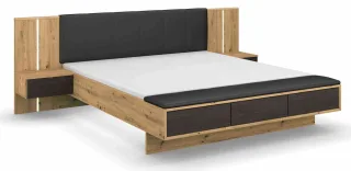 Apollon Bett eiche 180x200
