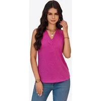 Imily Bela Tanktop Damen Lässige Hemden (Packung, 1-tlg., 1per-Pack) V-Ausschnitt