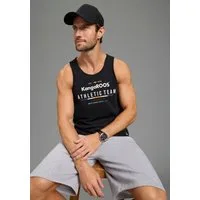 KangaROOS Tanktop schmal geschnitten, ärmellos, aus Baumwolle, Single Jersey