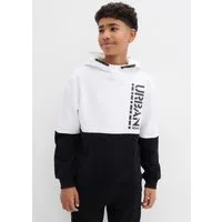 bonprix Kapuzensweatshirt normale Passform, modernes Colorblocking-Design, aus Baumwolle