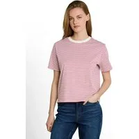 TOM TAILOR Denim T-Shirt mit Streifen Muster
