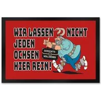 speecheese Fußmatte Gerichtsvollzieher nicht willkommen hier Fußmatte XXL in 50x75 cm