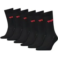 Levi's® Socken LEVIS REGULAR CUT BATWING LOGO 6P RECYCLED CO ECOM (Packung, 6-Paar, 6 Paar) mit breitem Logobund