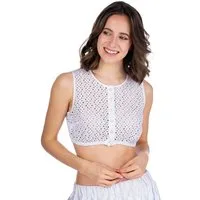 MarJo Dirndlbluse Dirndlbluse - HANNELI-DALI - weiß