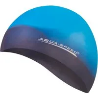 Aqua Speed Badekappe Bunte Schwimmhaube – Reißfestes Silikon & auffälliges Design (Sicherer Halt – kein Verrutschen, kein Druck auf den Kopf), Formstabil & elastisch – bleibt auch nach langer Nutzung flexibel