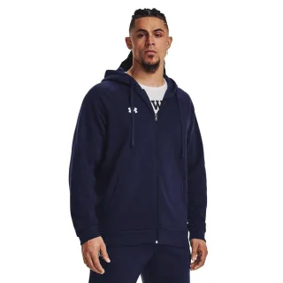 Under Armour - "Rival" Hoodie mit durchgehendem Reißverschluss für Herren, Fleece (Mitternachtsblau)