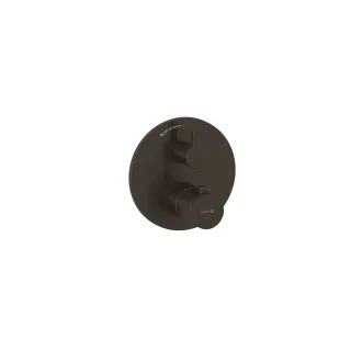 KLUDI NOVA FONTE Unterputz-Thermostat Feinbau-Set für 1 Verbraucher, für 88022 Brause Gunmetal 20885N215
