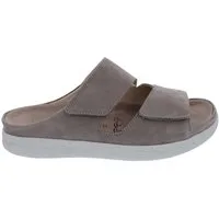 Hartjes Hartjes Pantolette Groove 122.1221/30 35.00, Velourleder, Beige-Schlam Pantolette