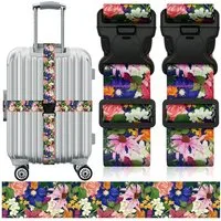 Agger Koffergurt 2er-Set Gepäckgurt Verstellbar,Leopardenmuster, für Reisen, (2-tlg), personalisierte Kofferbänder, robuste Kofferbänder, Schnellverschluss