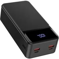 AeroAxis 50000mAh Powerbank 22,5W Schnellladung, 3 Ausgänge:Typ-C & 2 x USB-A Powerbank Schnellladefunktion 50000 mAh, 3 Ausgänge, Externer Akku für iPhone, Android, Reisen, Outdoor