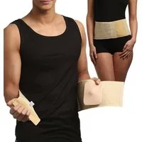 Tonus Elast Stützbandage Bandage Gurt Stützung Bauch Bruch Hernie Stoma TE0511-01 (1-tlg), Leistenbruch