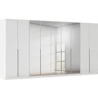 OTTO home Drehtürenschrank Kleiderschrank Kleiderschränke Schrank Garderobe AGORDO mit Glasfront (in zwei Griff-Farben, Breiten 91-405 cm) durchdachte Innenausstattung, in 8 Breiten und 2 Höhen MADE IN GERMANY