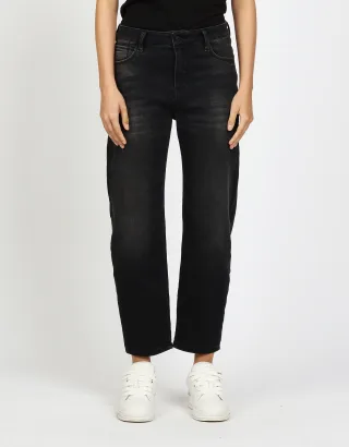 GANG Damen Jeans 94IDA - o-shape fit Jeans worn black