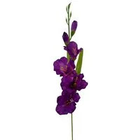 Kunstblume Künstliche Gladiole ca. 60cm Schwertlilie, Floratexx GmbH