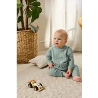 Next Strickpullover Baby Pullover und Leggings aus Strukturstrick (2-tlg)