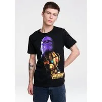 LOGOSHIRT T-Shirt Marvel - Thanos mit Thanos-Print