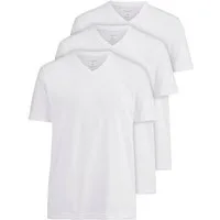 OLYMP T-Shirt (Packung, 3-tlg., 3er) V-Ausschnitt, modern fit, reine Baumwolle