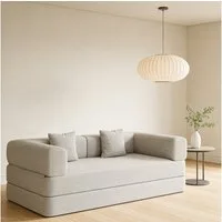 GLP Schlafsofa Boneless Sofa mit schlaffunktion 200 cm, Set, 3-in-1 Cord Schlafsofa klappbar, 200x200 cm, ohne Montage